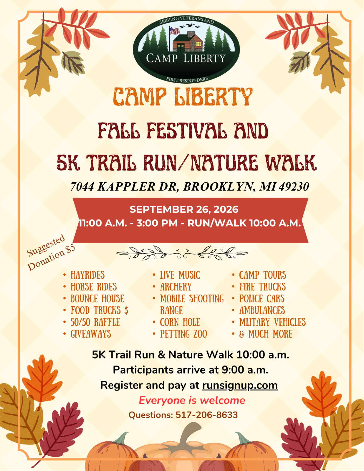2026 Fall Festival 5K Run sm